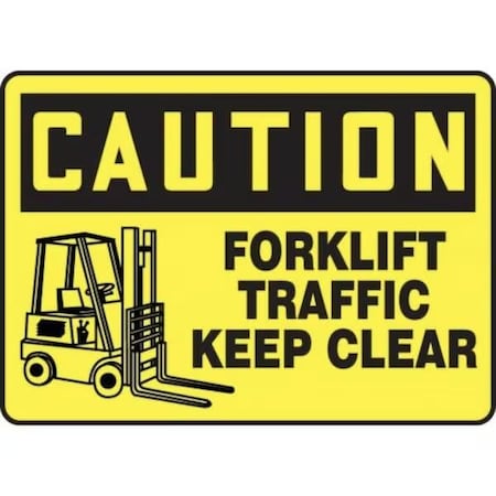 Accuform OSHA CAUTION Safety Sign FORKLIFT MVHR657VS MVHR657VS